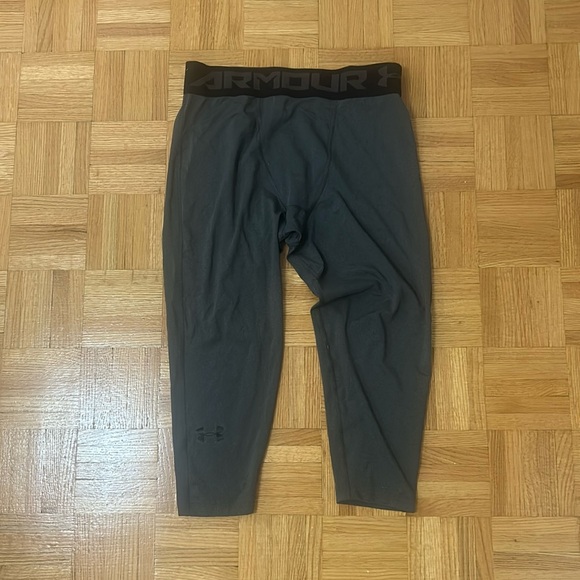 UNDER ARMOUR GREY TRAINING TIGHTS - Picture 1 of 1